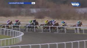 Video preview image for Kempton Park 15:00 - 32redsport.com Mares' Maiden Open National Hunt Flat (5)