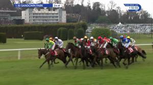Video preview image for Sandown Park 13:50 - European Breeders' Fund Matchbook Vip 'National Hunt' Novices' Handicap Hurdle Final (Grade 3) (1)
