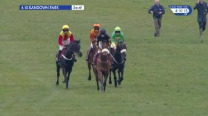 Video preview image for Sandown Park 16:10 - Matchbook Betting Podcast Novices' Limited Handicap Chase (3)