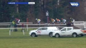Video preview image for Ayr 16:30 - Caledonia Best Handicap Hurdle (3)