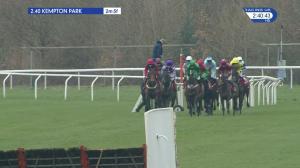 Video preview image for Kempton Park 14:40 - Matchbook Racing Is Commission Free Silver Plate Handicap Hurdle (2)