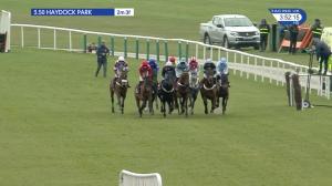 Video preview image for Haydock Park 15:50 - Howdens Joinery Novices' Handicap Hurdle (4)