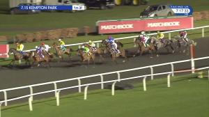 Video preview image for Kempton Park 19:15 - Commission Free Racing At Matchbook Median Auction Maiden Fillies' Stakes (6)