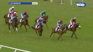 Video preview image for Newbury 14:40 - Be Wiser Juvenile Handicap Hurdle (2)