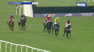 Video preview image for Newbury 16:25 - John Haine Memorial Novices' Hurdle (4)