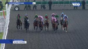 Video preview image for Kempton Park 17:45 - Racing UK Anywhere Handicap (6)