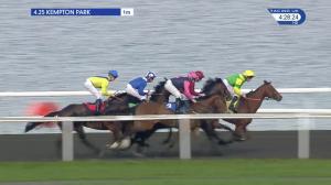 Video preview image for Kempton Park 16:25 - Betfred 'Like Us On Facebook' Conditions Stakes (2)