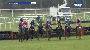 Video preview image for Carlisle 13:50 - Enhanced Place Odds At 188Bet Mobile Conditional Jockeys' Handicap Hurdle (4) (Div 1)