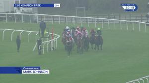 Video preview image for Kempton Park 14:00 - Matchbook Betting Exchange Novices' Hurdle (Qualifier) (4) (Div 1)