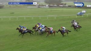 Video preview image for Ludlow 17:35 - Ludlow Racecourse Bookmakers Mares' Novices' Hurdle (4)