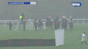 Video preview image for Kempton Park 17:50 - Matchbook Racing Is Commission Free Handicap Hurdle (5) (Div 2)