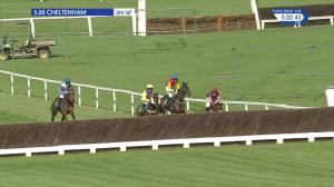 Video preview image for Cheltenham 17:00 - Thoroughbred Breeders' Association Mares' Handicap Chase (2)