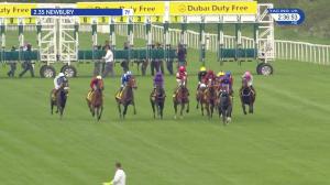 Video preview image for Newbury 14:35 - Dubai Duty Free Stakes (Fred Darling) (Group 3) (1)