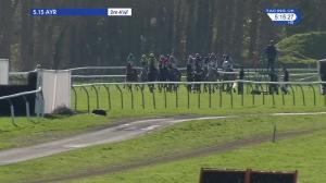 Video preview image for Ayr 17:15 - Ayrshire Magazine Racing Excellence 'Hands & Heels' Finale Conditional Jockeys' Handicap Hurdle (Conditional Jockeys and Amateur Riders) (3)