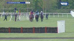 Video preview image for Kempton Park 19:25 - Polyroof Products Handicap Hurdle (3)
