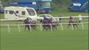 Video preview image for Thirsk 16:55 - Next Meeting @thirskraces This Saturday Evening 12th May Handicap (5) (Div 1)