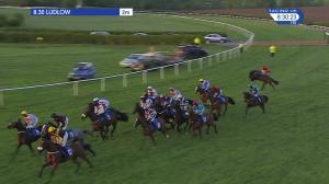 Video preview image for Ludlow 20:30 - Shukers Celebrate 70 Years Of Landrover Mares' Standard Open National Hunt Flat (4)