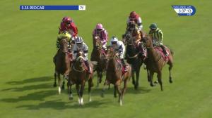 Video preview image for Redcar 15:35 - Pat and Les Holmes Celebration Fillies' Novice Stakes (5)