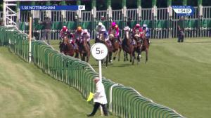 Video preview image for Nottingham 13:50 - 188Bet Mobile Bet10 Get20 EBF Novice Stakes (5)