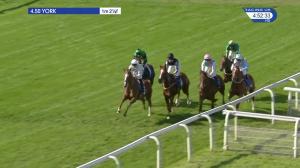 Video preview image for York 16:50 - Infinity Tyres Irish Champions Weekend EBF Fillies' Handicap (3)