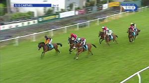 Video preview image for Cartmel 17:15 - John Smiths Extra Smooth Conditional Jockeys' Handicap Hurdle (Qualifier) (4)