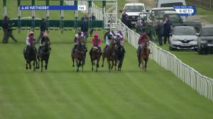Video preview image for Wetherby 18:40 - Party In The Paddock On 22nd June Novice Median Auction Stakes (6)
