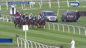 Video preview image for Stratford-on-Avon 18:00 - Perfect P (Karma) Novices' Handicap Hurdle (5)