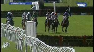 Video preview image for Market Rasen 14:10 - Inter Terminals "Flying The Flag" Mares' Handicap Hurdle (5)