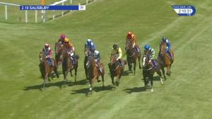 Video preview image for Salisbury 14:10 - Whitsbury Manor Stud British EBF Blagrave Maiden Stakes (4)