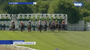 Video preview image for Thirsk 14:20 - Racing Welfare Racing Staff Week Novice Auction Stakes (5)