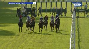 Video preview image for Haydock Park 18:45 - Longines Irish Champions Weekend EBF Fillies' Novice Stakes (4)