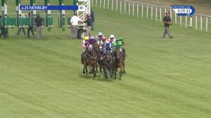 Video preview image for Newbury 18:25 - Mirage Signs Novice Auction Stakes (5)