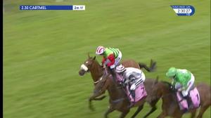 Video preview image for Cartmel 14:30 - Banks Lyon Jewellers Lady Riders' Handicap Hurdle (3)
