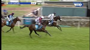 Video preview image for Cartmel 15:05 - William Hill Cumbria Crystal Cup Handicap Hurdle (3)