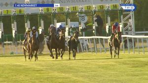 Video preview image for Newmarket 19:40 - Fly London Southend Airport To Budapest British EBF Fillies' Handicap (3)