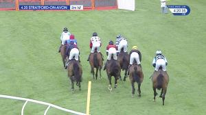 Video preview image for Stratford-on-Avon 16:20 - Sims Financial Amateur Riders' Handicap Hurdle (5) (Div 1)