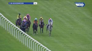 Video preview image for Goodwood 19:35 - Mirabeau EBF Fillies' Handicap (3)