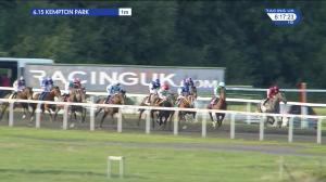 Video preview image for Kempton Park 18:15 - 32Red On The App Store/British Stallion Studs EBF Novice Stakes (4)