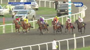 Video preview image for Kempton Park 19:15 - 32red.com Breeders Backing Racing EBF Fillies' Novice Stakes (4)