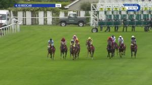 Video preview image for Redcar 16:10 - Racing UK Straight Mile Series Handicap (Qualifier) (4)
