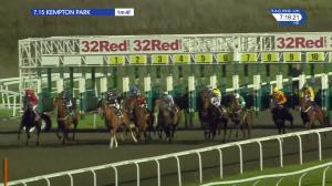 Video preview image for Kempton Park 19:15 - 100% Profit Boost At 32redsport.com Handicap (6)
