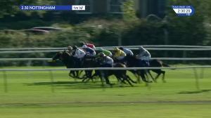 Video preview image for Nottingham 14:30 - EBF Stallions Oath Restricted Maiden Stakes (Sire and Dam Restricted) (4) (Div 1)