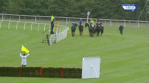 Video preview image for Huntingdon 15:55 - Your Support Saves Lives 24/7 - magpas.org.uk Handicap Hurdle (4)