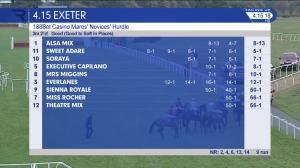 Video preview image for Exeter 16:15 - 188Bet Casino Mares' Novices' Hurdle (4)