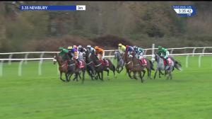 Video preview image for Newbury 15:35 - Ladbrokes Handicap Hurdle (2)