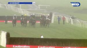 Video preview image for Newbury 13:20 - Sir Peter O'Sullevan Memorial Handicap Chase (2)