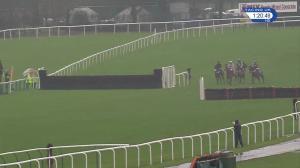 Video preview image for Haydock Park 13:20 - Liverpool University Thoroughbred Horseracing Industries Mba Novices' Chase (2)