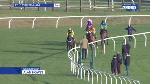 Video preview image for Cheltenham 12:10 - British Stallion Studs EBF 'National Hunt' Novices' Hurdle (Qualifier) (3)