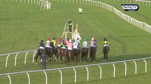 Video preview image for Newbury 14:45 - Qolcom EBF Stallions 'National Hunt' Novices' Hurdle (Qualifier) (4)