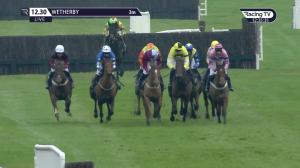 Video preview image for Huntingdon 12:35 - Fitzdares Bread Sauce Novices' Hurdle (4)